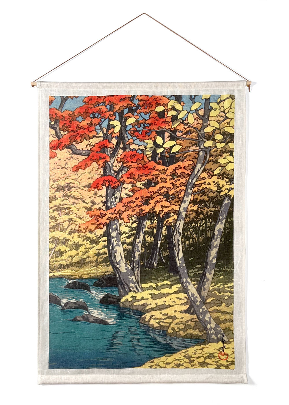 Autumn at Oirase, tapestry