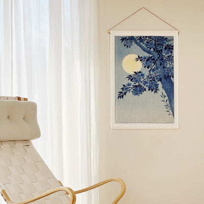 Cherry tree at night