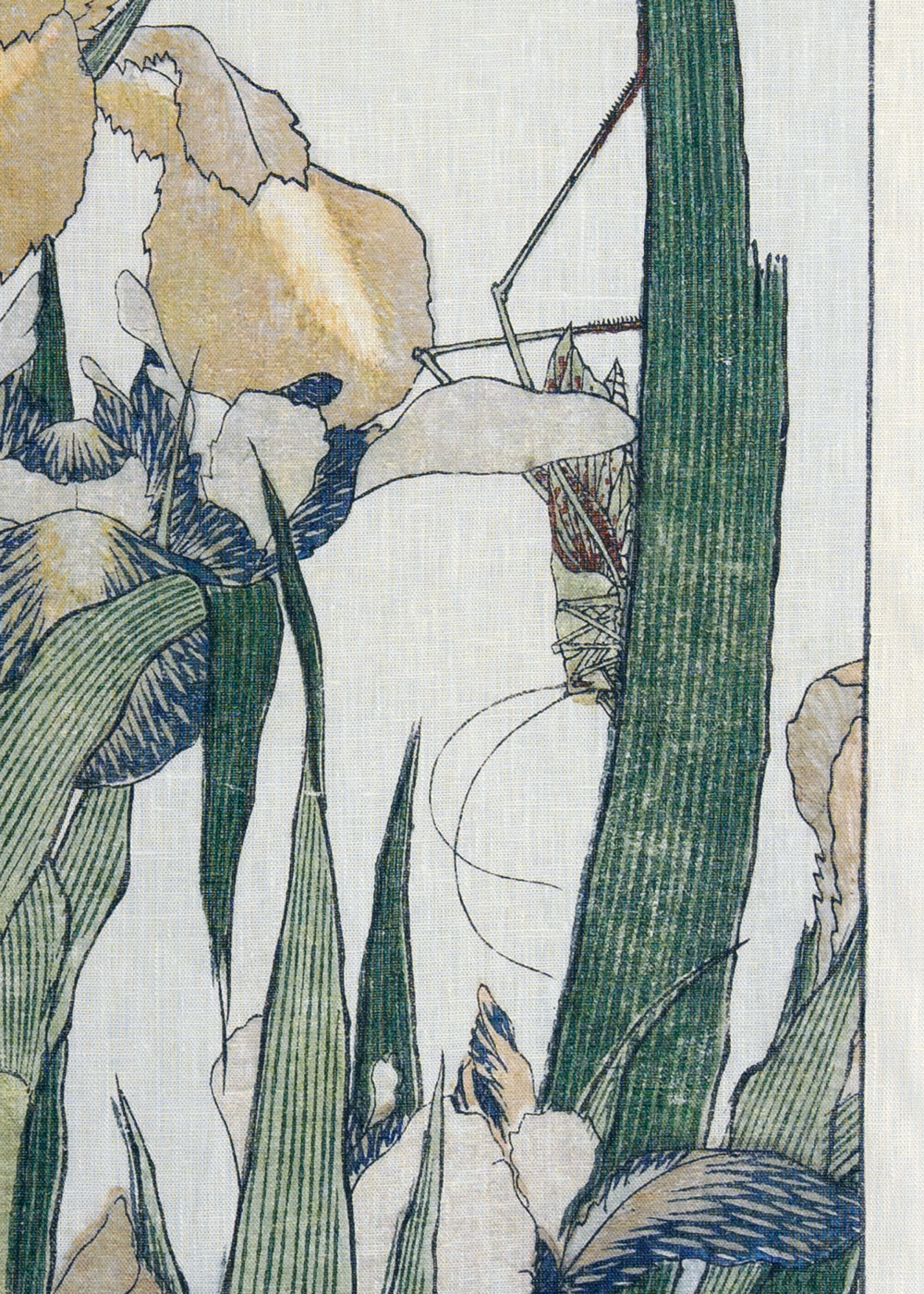 Irises, print tapestry