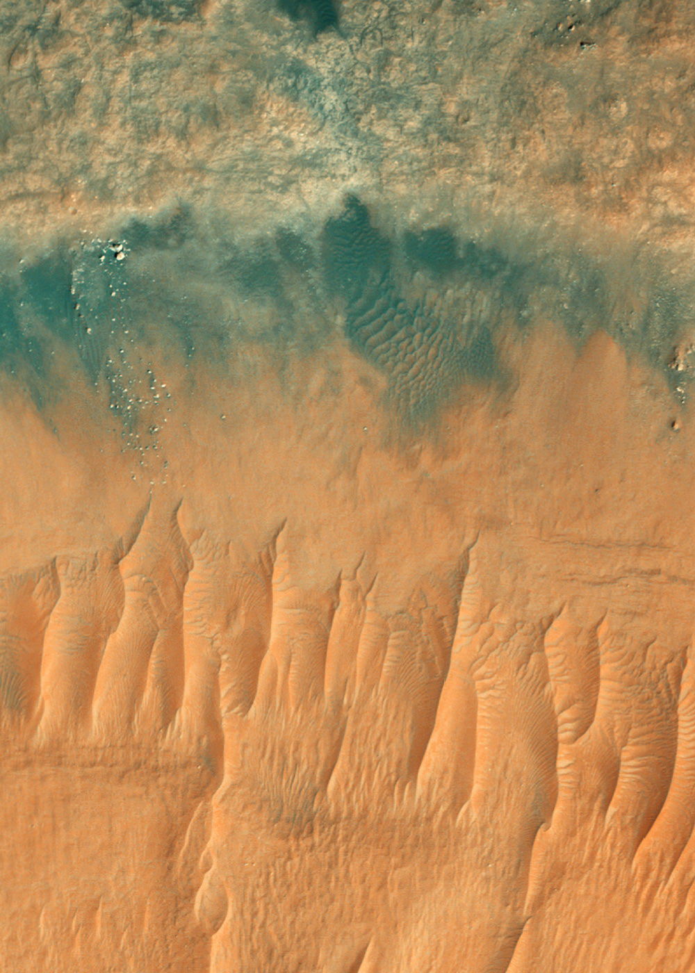 Dunes at Kaiser Crater