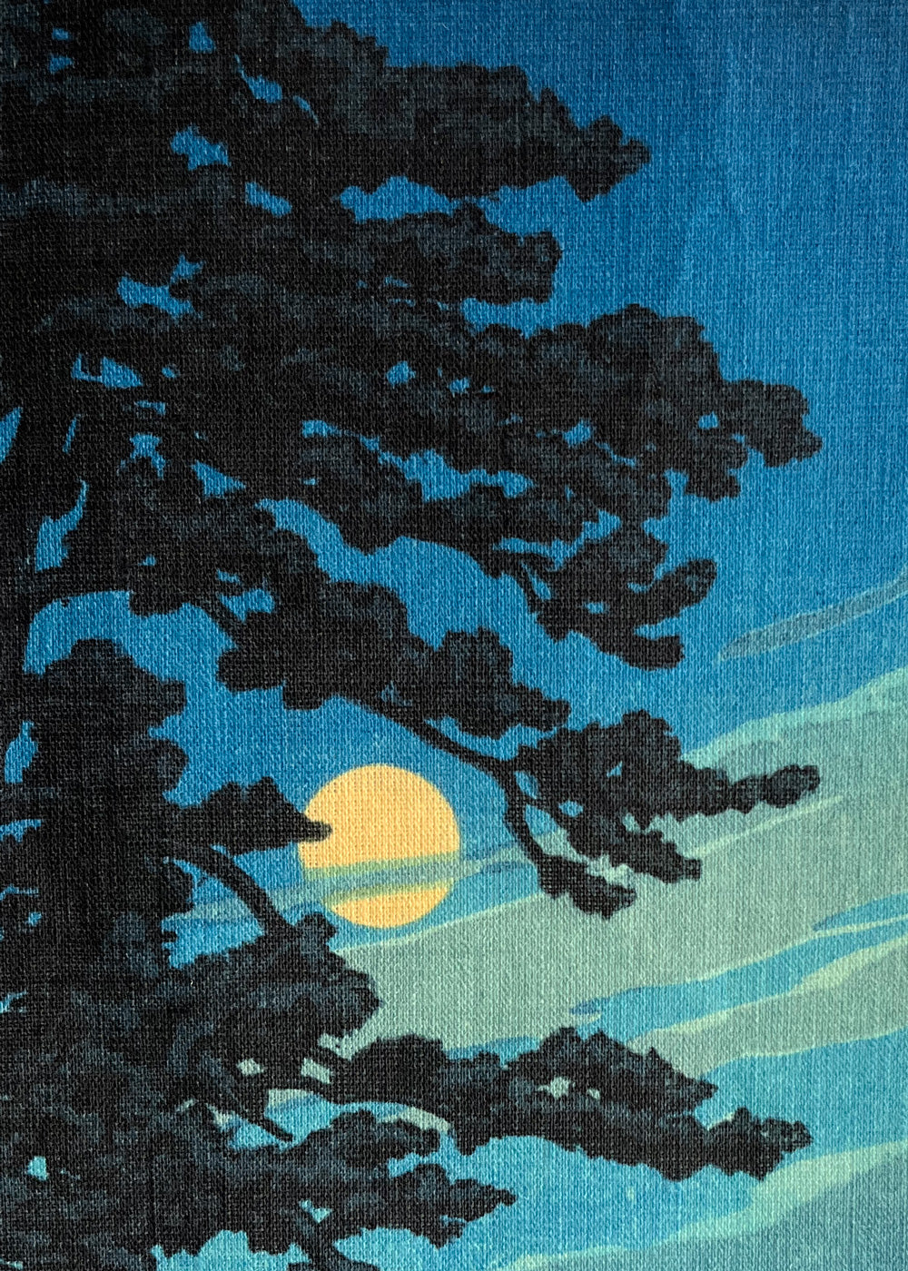 Moon at Magome, print tapestry