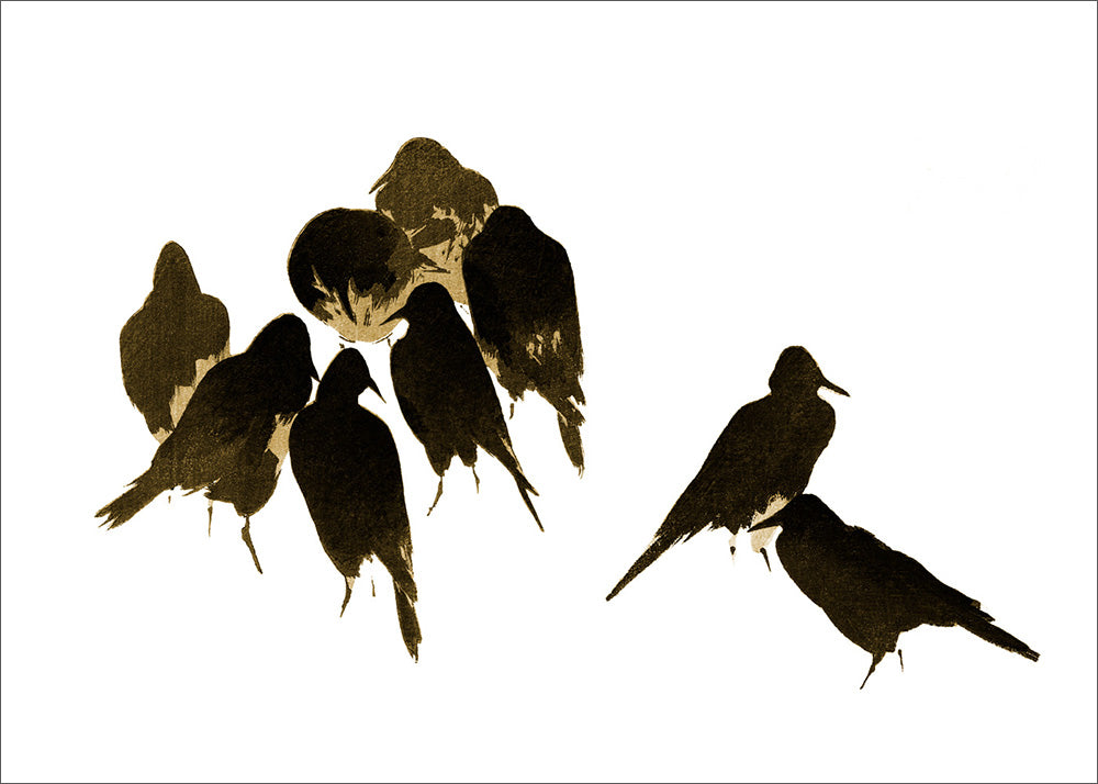 Nine crows