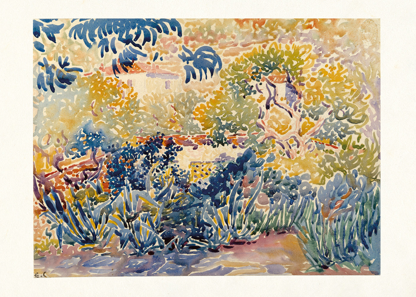 The artist’s garden at Saint-Clair